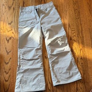 Obermeyer Light Gray Kids Ski Pants